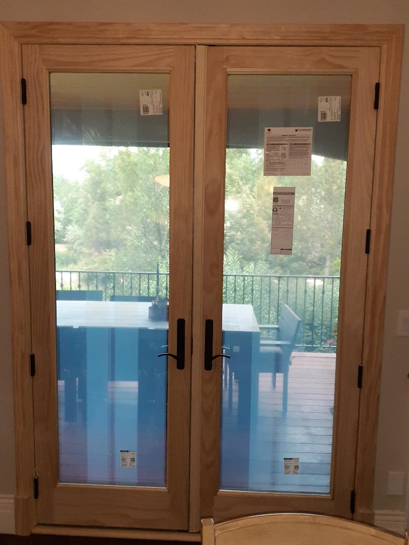 Andersen A-Series double panel inswing french door