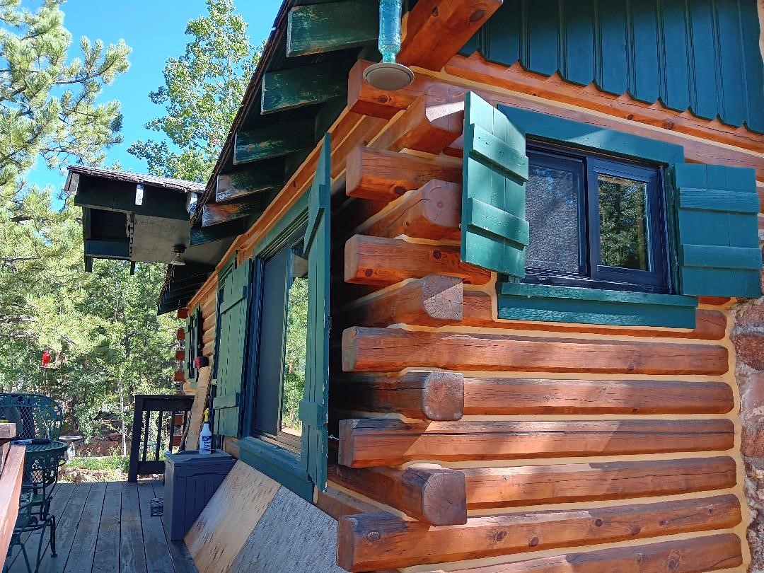 Bailey, CO. Andersen 100 series fibrex windows color black