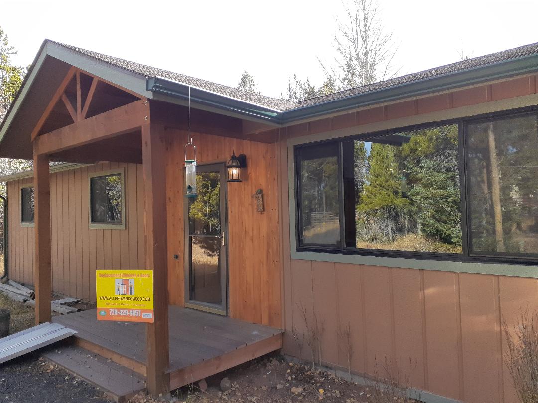 Conifer, CO. Product Simonton Daylight-Max series with the very popular Black color