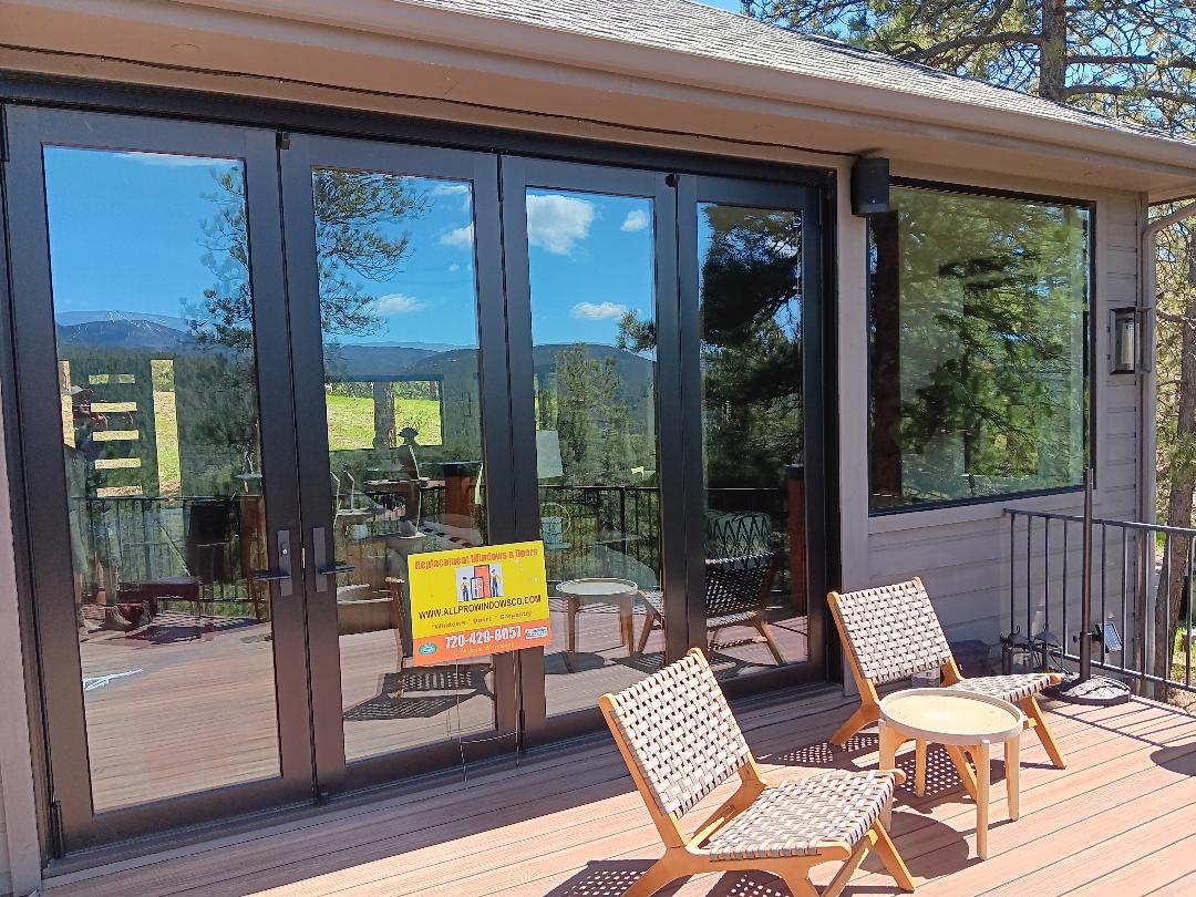 Marvin Ultimate series 4 panel PD 2 fixed 2 active inswing panels color Black