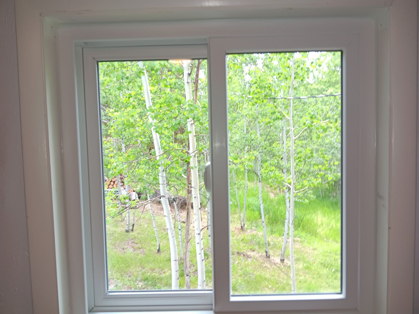 Interior View, Andersen 100 Series Fibrex Composite, Color White, Location Bailey, CO 