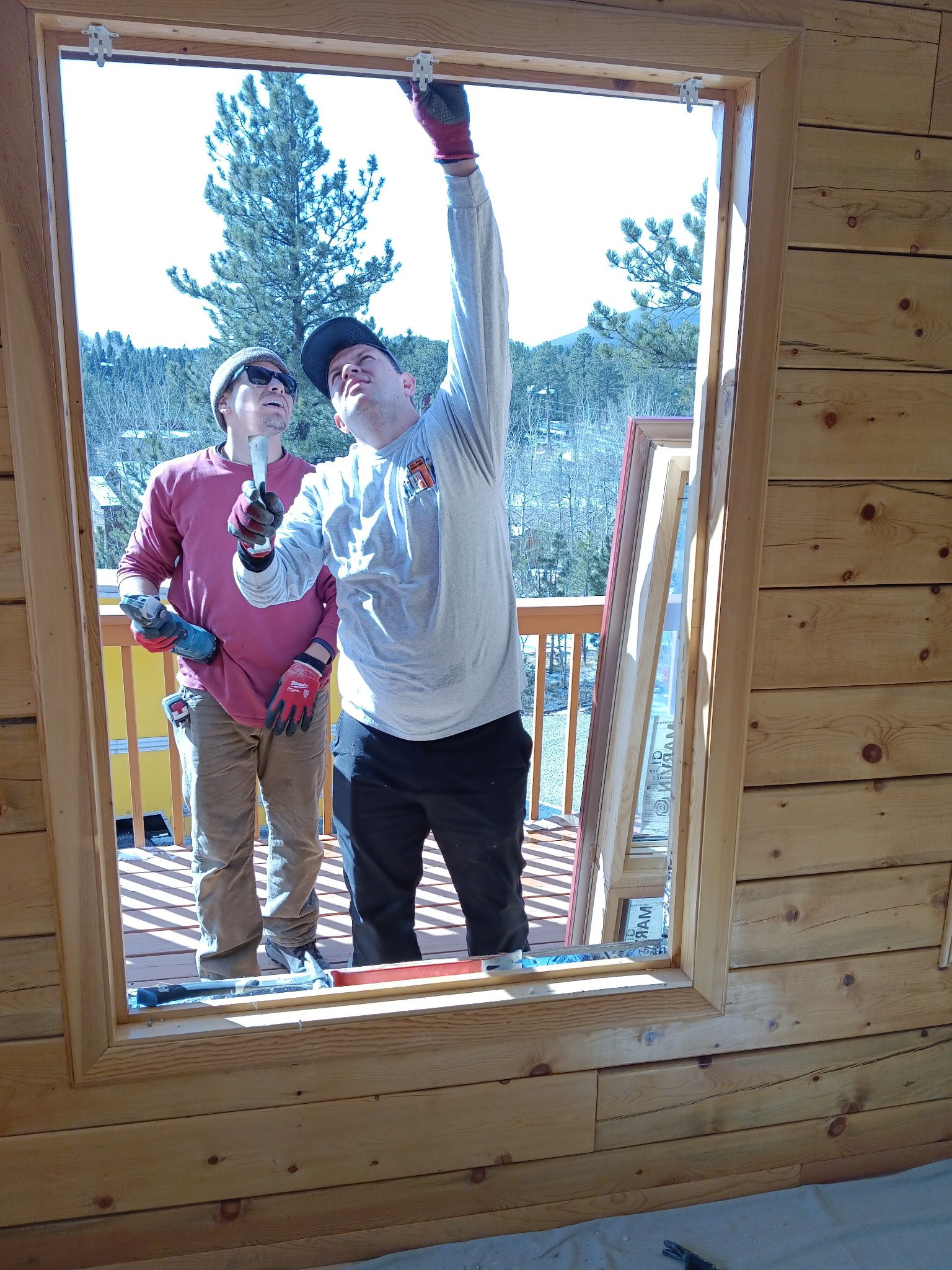 Colorado Window Installers Brandon and Johan